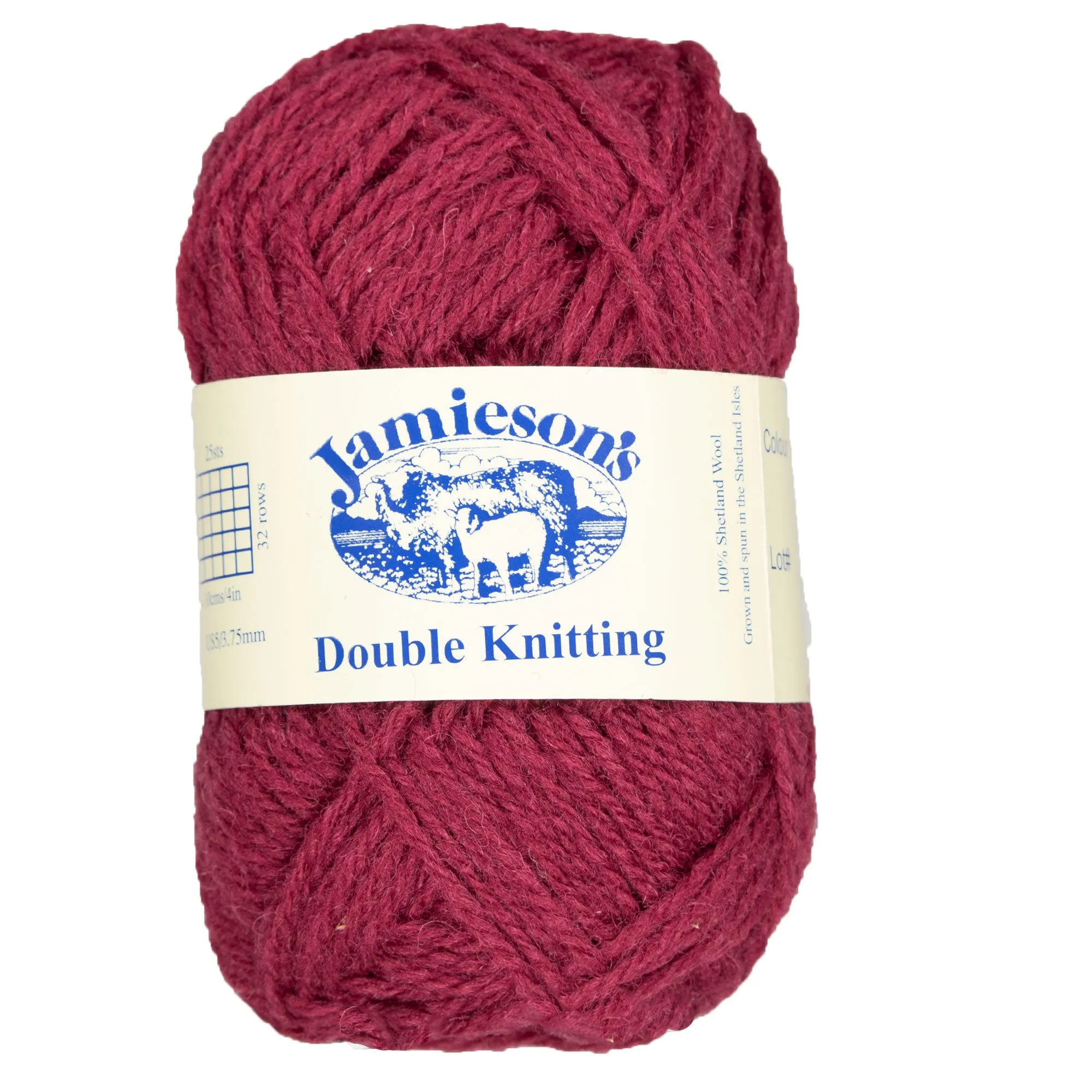 Jamieson's of Shetland Double Knitting Yarn - 580 Cherry