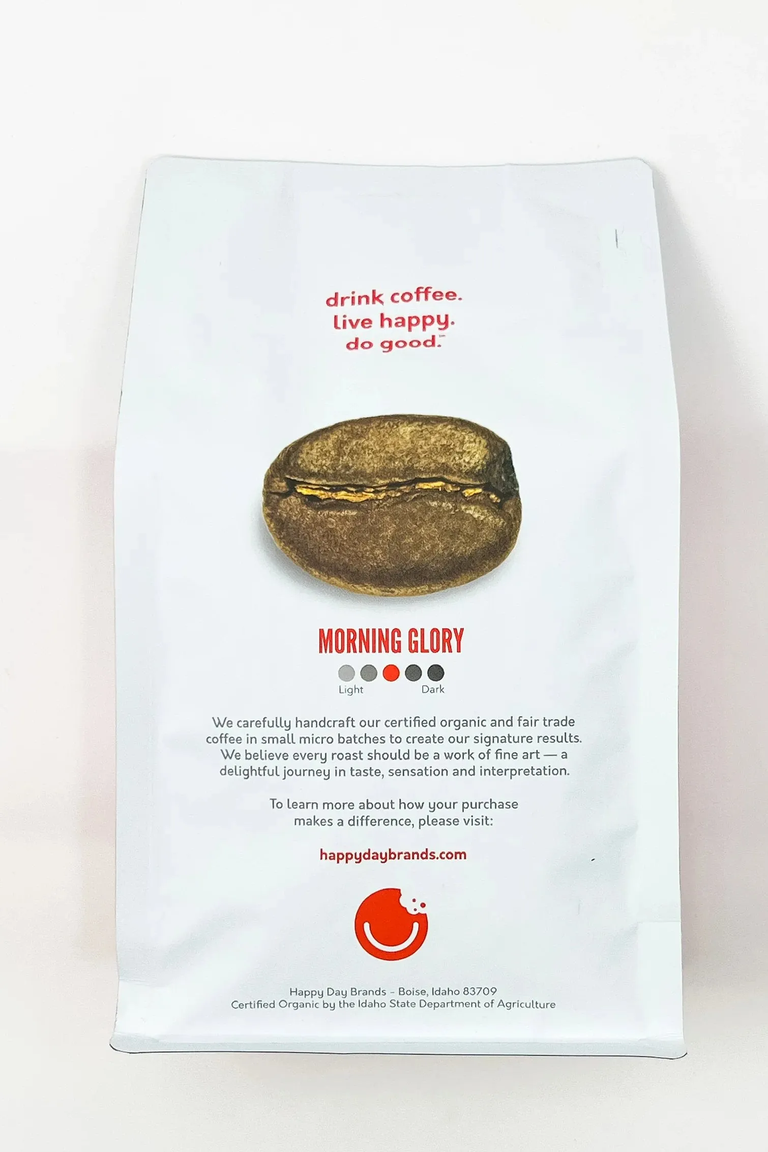 Morning Glory Fairtrade Organic Whole Bean Coffee
