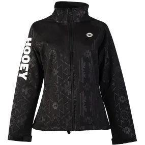 Youth "Girls Softshell Jacket" Black Aztec
